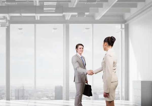 Business partners handshake — Stock Photo, Image
