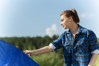 Kadın sabitleme çadır