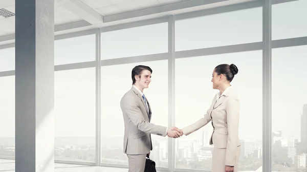 Business partners handshake — Stock Photo, Image