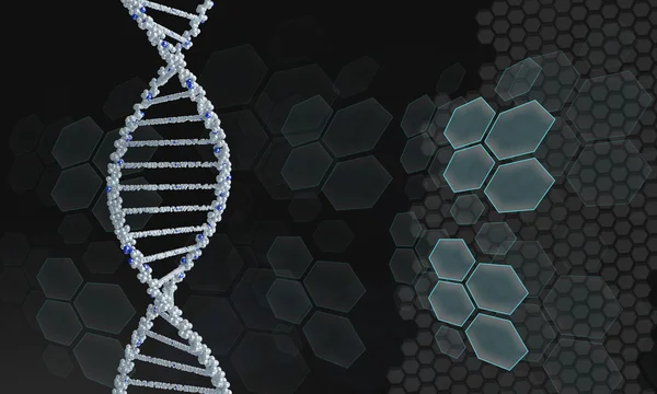 Antecedentes de pesquisa DNA — Fotografia de Stock