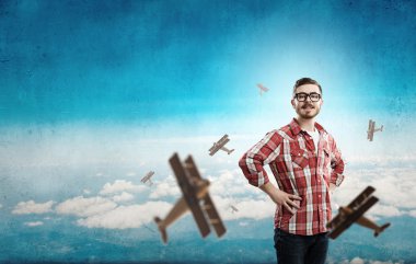 Gökyüzünde uçmayı hayal