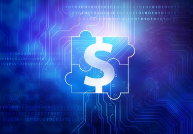 Devre mavi arka plan