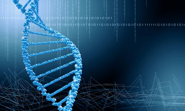 DNA research background — Stock Photo, Image