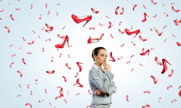 Große Schuhe Verkauf — Stockfoto