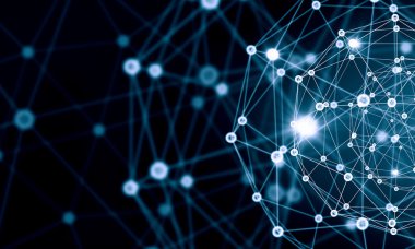 Bağlantılı çizgilerin arka plan