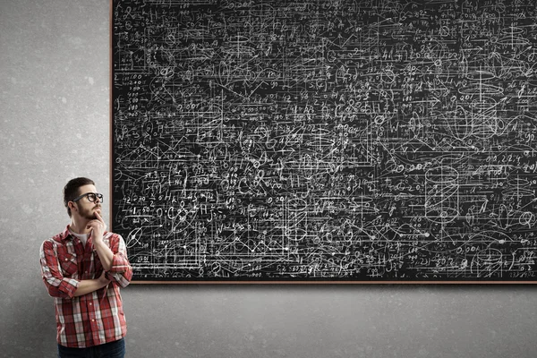 Kjekk og omtenksom student. – stockfoto