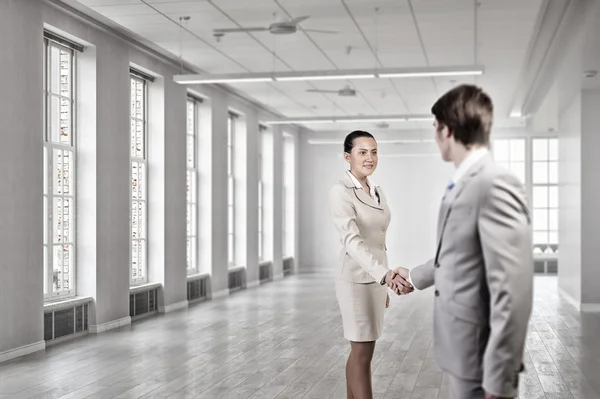 Business partners handshake — Stock Photo, Image