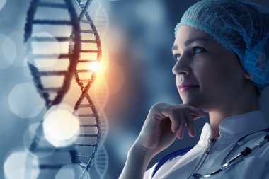 Kadın bilim teknoloji uzmanı laboratuvar olarak