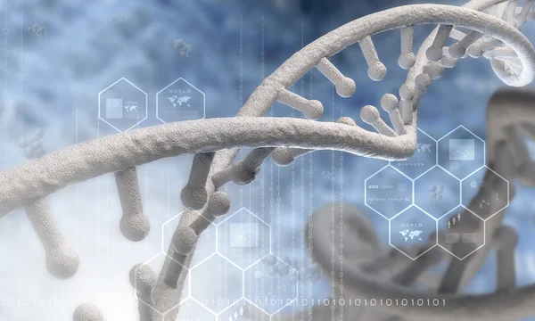 Antecedentes de pesquisa DNA — Fotografia de Stock