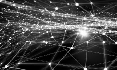 Bağlantılı çizgilerin arka plan