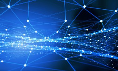 Bağlantılı çizgilerin arka plan