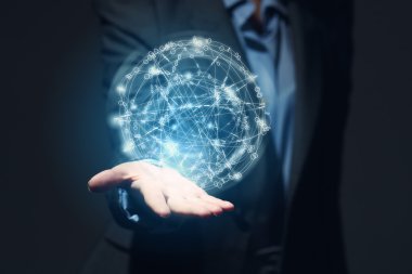 Medya dünya çapında teknoloji kavramı