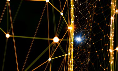 Bağlantılı çizgilerin arka plan