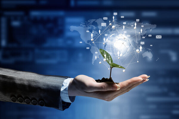 Взаимодействие природы и технологий
