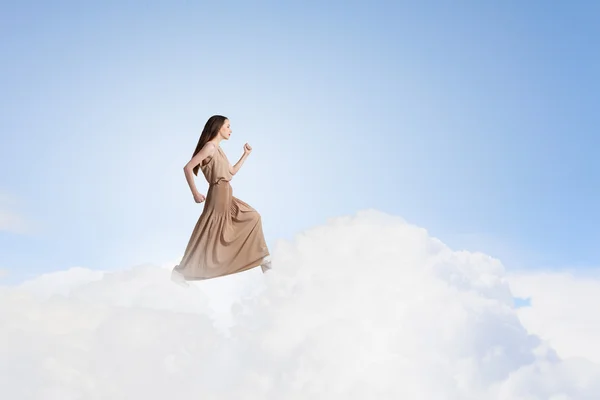 Angelic beautiful woman — Stock Photo, Image