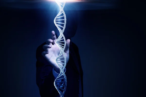 Ricerca sulle molecole di DNA — Foto Stock