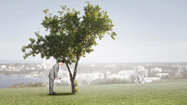 Verzweifelt am Erfolg — Stockfoto