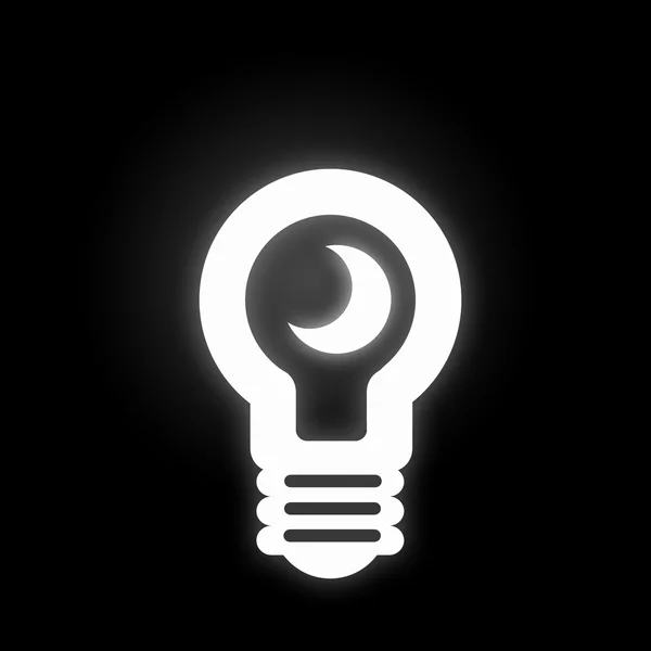 Ícone da lâmpada — Fotografia de Stock