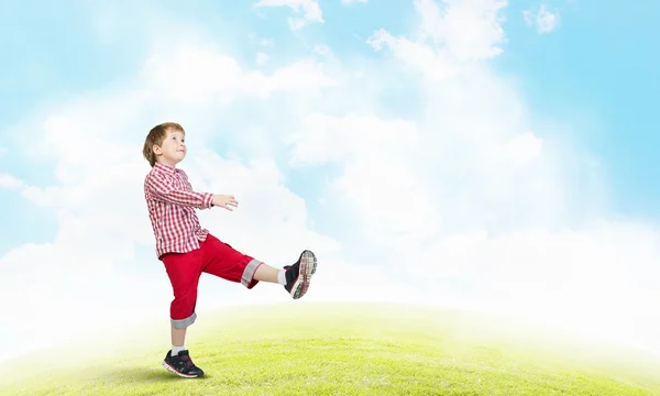 Cheerful playing boy — Stock Photo, Image