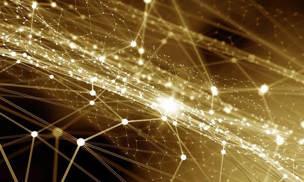 Bağlantılı çizgilerin arka plan