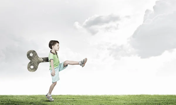 Su energía es interminable — Foto de Stock