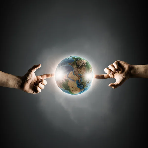 Idea of Earth creation — Stock Photo, Image