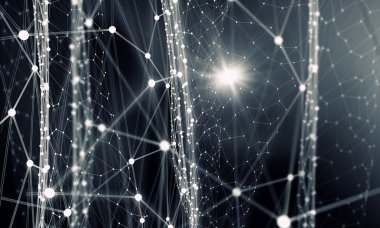 Bağlantılı çizgilerin arka plan