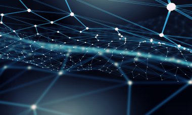 Bağlantılı çizgilerin arka plan