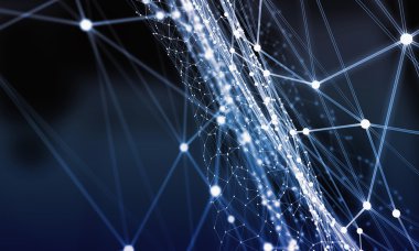 Bağlantılı çizgilerin arka plan