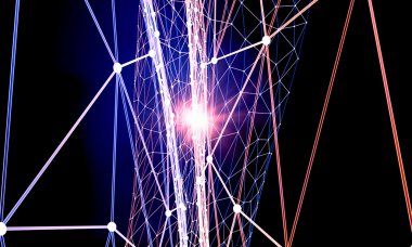 Bağlantılı çizgilerin arka plan