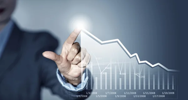 Analyzing sales data — Stock Photo, Image