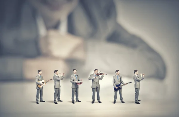 stock image One man band