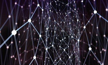 Bağlantılı çizgilerin arka plan