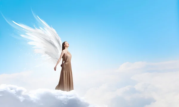 Angelic beautiful woman — Stock Photo, Image