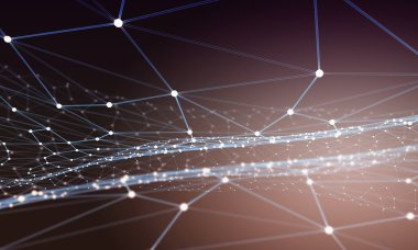 Bağlantılı çizgilerin arka plan