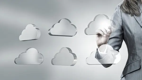 Cloud computing connectiviteit — Stockfoto