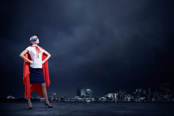 Ela é poderosa e determinada. — Fotografia de Stock