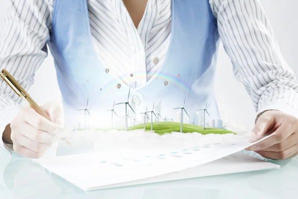 Alternative energy concept — Stock Photo, Image