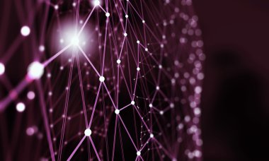 Bağlantılı çizgilerin arka plan