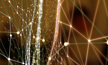 Bağlantılı çizgilerin arka plan