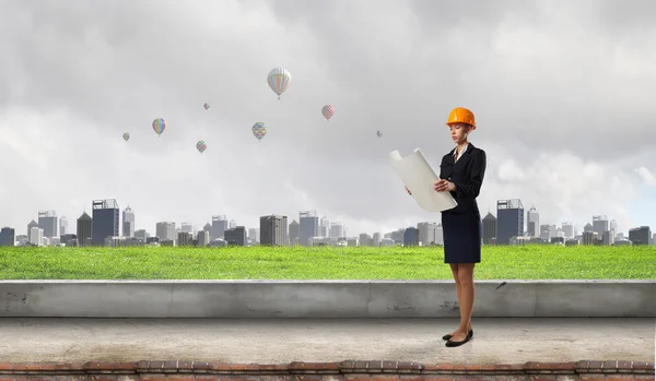 Projekt zur industriellen Entwicklung — Stockfoto