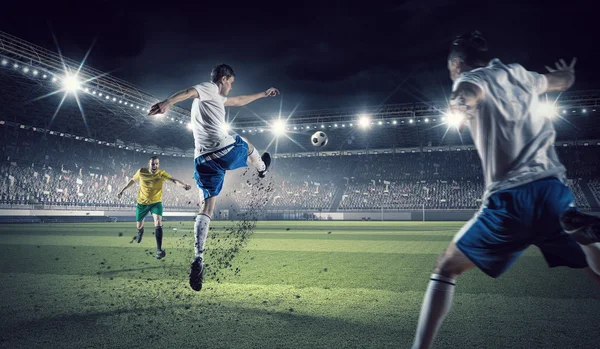 Hot football moments — Stock Photo, Image