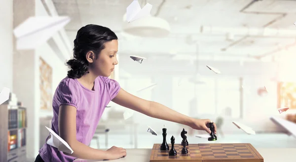 Šachové hry pro chytré myšlenky — Stock fotografie