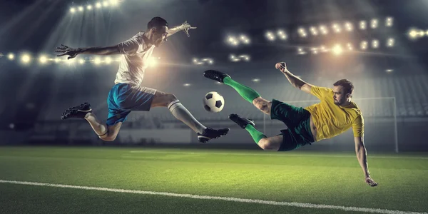 Hot football moments — Stock Photo, Image