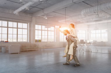 Ofiste zorla sahip iş adamları