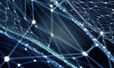 Bağlantılı çizgilerin arka plan