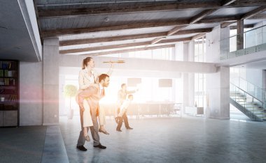 Ofiste zorla sahip iş adamları