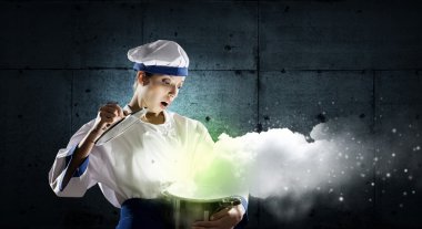 Sihirbaz aşçı olarak o