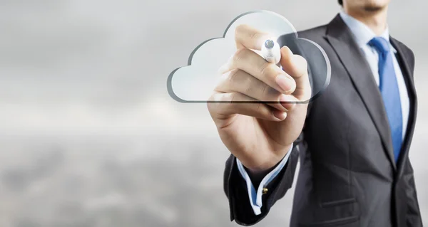Cloud computing connectiviteit — Stockfoto
