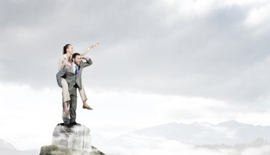 Ofiste zorla sahip iş adamları